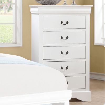 Louis Philippe III Chest 24506 White By Acme Furniture