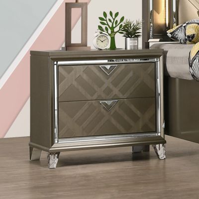 Skylar Nightstand 25323 Champagne By Acme Furniture