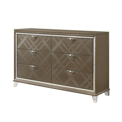 Skylar Dresser 25325 Champagne By Acme Furniture