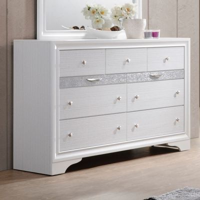 Naima Dresser 25775 White By Acme Furniture