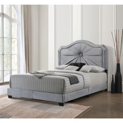 Frankie Bed Frames 26410Q Gray By Acme Furniture