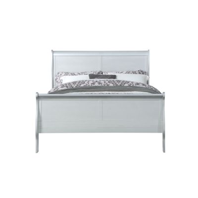 Louis Philippe Bed Frames 26730Q Platinum By Acme Furniture