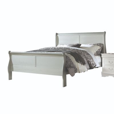 Louis Philippe Bed Frames 26727EK Platinum By Acme Furniture