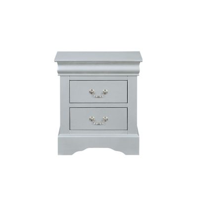 Louis Philippe Nightstand 26733 Platinum By Acme Furniture