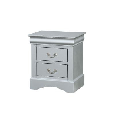 Louis Philippe Nightstand 26733 Platinum By Acme Furniture