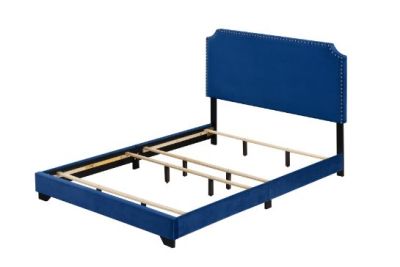 Haemon Bed Frames 26760Q Blue By Acme Furniture