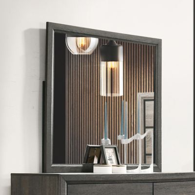 Valdemar Mirror 27054 Gray By Acme Furniture