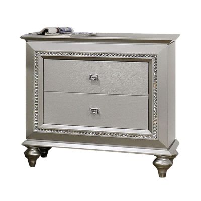 Kaitlyn Nightstand 27233 Champagne By Acme Furniture