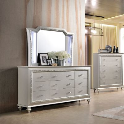 Kaitlyn Mirror 27234 Champagne By Acme Furniture