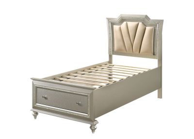 Kaitlyn Youth Bedframes 27240T Champagne By Acme Furniture