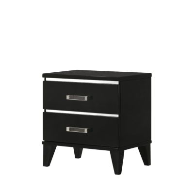 Chelsie Nightstand 27413 Black By Acme Furniture