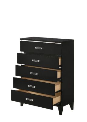 Chelsie Chest 27416 Black By Acme Furniture