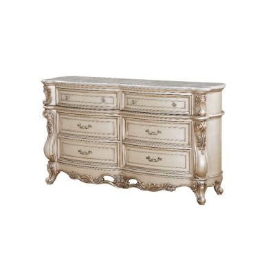 Gorsedd Dresser 27445 Gold By Acme Furniture