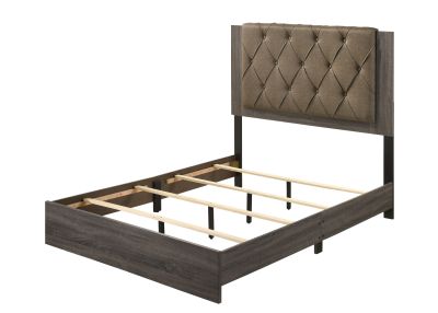 Avantika Bed Frames 27677EK Gray By Acme Furniture