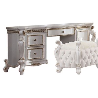 Picardy Vanity 27884 Pearl By Acme Furniture