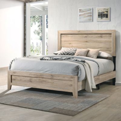 Miquell Bed Frames 28040Q Natural By Acme Furniture