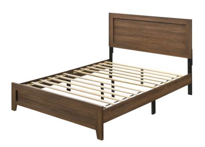 Miquell Bed Frames 28047EK Oak By Acme Furniture