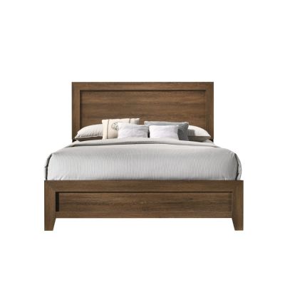 Miquell Bed Frames 28050Q Oak By Acme Furniture