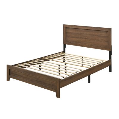 Miquell Bed Frames 28050Q Oak By Acme Furniture