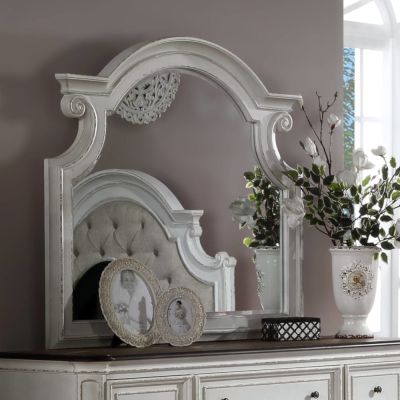 Florian Mirror 28724 White By Acme Furniture