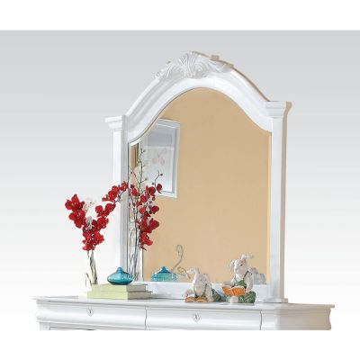 Estrella Mirror 30244 White By Acme Furniture