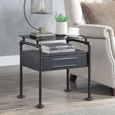 Nicipolis Youth Nightstand 30738 Gray By Acme Furniture