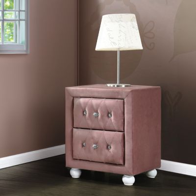 Reggie Youth Nightstand 30823 Pink By Acme Furniture