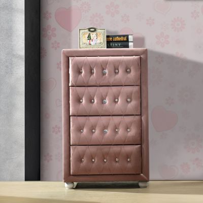 Reggie Youth Chest 30826 Pink By Acme Furniture