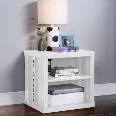 Cargo Youth Nightstand 35907 White By Acme Furniture