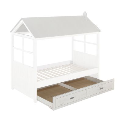 Tree House II Youth Trundle 37173 White By Acme Furniture