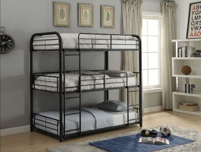 Cairo Youth Bunk Bed 37335 Black By Acme Furniture