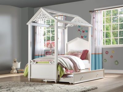 Rapunzel Youth Bedframes 37345F White By Acme Furniture