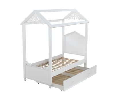 Rapunzel Youth Bedframes 37350T White By Acme Furniture