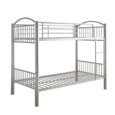 Cayelynn Youth Bunk Bed 37385SI Silver By Acme Furniture