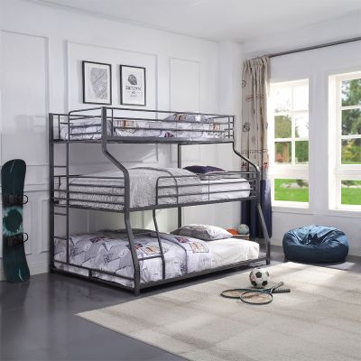 Caius II Youth Bunk Bed 37450 Gunmetal By Acme Furniture