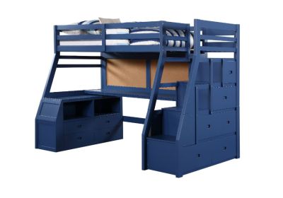 Jason II Youth Loft Bed 37455 Blue By Acme Furniture