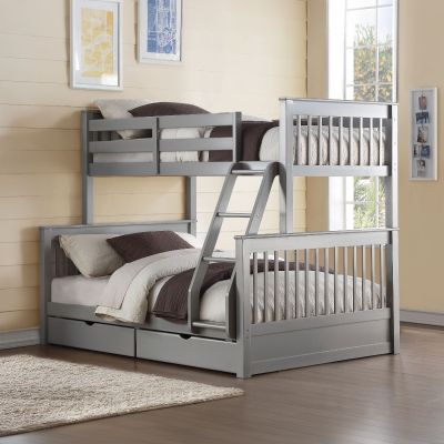 Haley II Youth Bunk Bed 37755 Gray By Acme Furniture