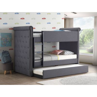 Romana II Youth Bunk Bed 37855 Gray By Acme Furniture