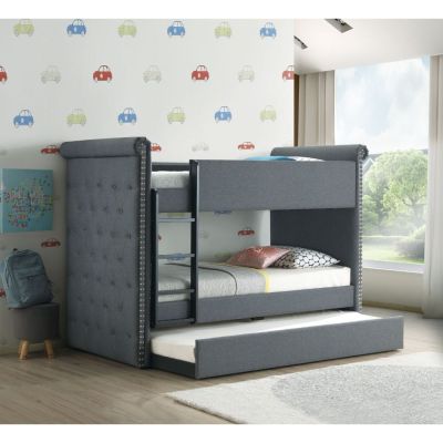 Romana II Youth Bunk Bed 37855 Gray By Acme Furniture