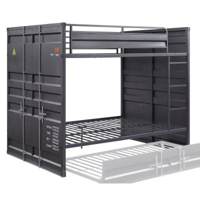 Cargo Youth Bunk Bed 37895 Gunmetal By Acme Furniture