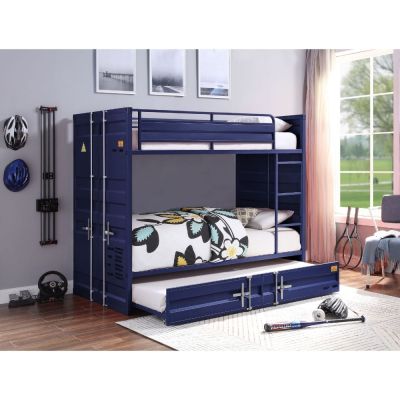 Cargo Youth Bunk Bed 37900 Blue By Acme Furniture