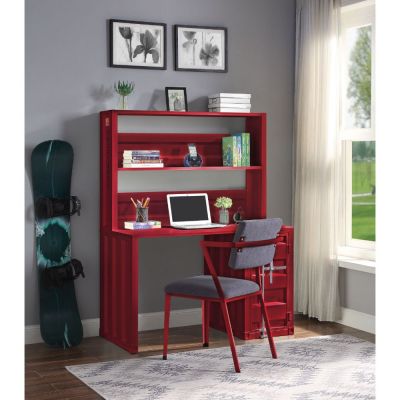 Cargo Desk 37917 Red By Acme Furniture