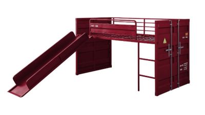 Cargo Youth Loft Bed 38300 Red By Acme Furniture