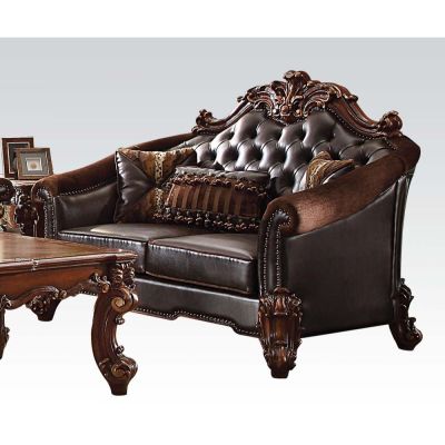 Vendome II Loveseat 53131 Brown By Acme Furniture