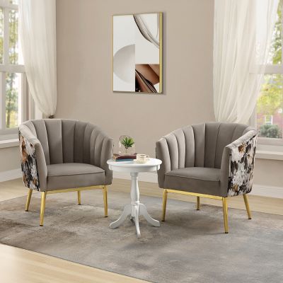 Colla Accent Chair 59816 Gray By Acme Furniture