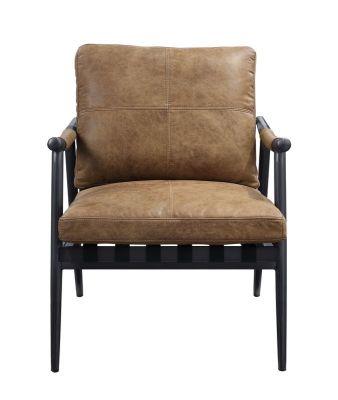 Anzan Accent Chair 59949 Chestnut By Acme Furniture