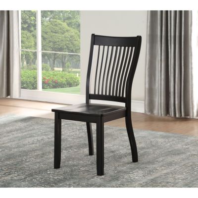 Renske Side Chair 71852 Black By Acme Furniture