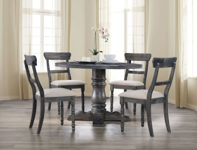 Leventis Dining Table 74640 Gray By Acme Furniture