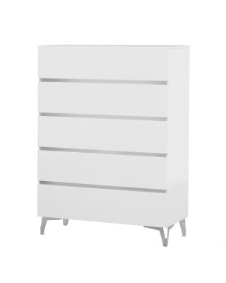 Nova Domus Angela - Italian Modern White Chest