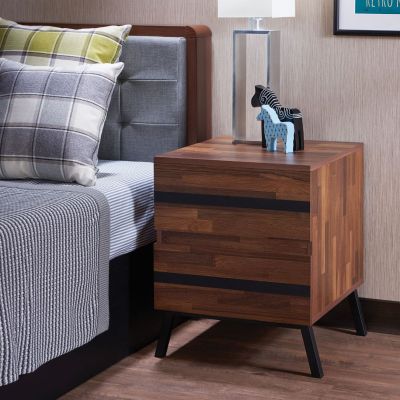 Karine Accent Table 80622 Walnut By Acme Furniture